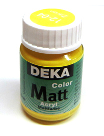 Acrylfarbe Deka Matt 25ml sonne